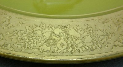 Unknown Border Etch with Vegetables