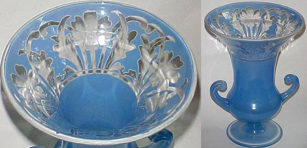Tiffin #15319 Urn with Painted Decoration
