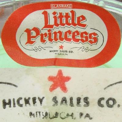 McKee Glasbake Little Princess Label