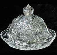 Indiana # 300 Oval Star Butter Dish
