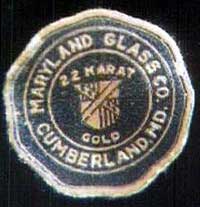 Maryland Glass Label