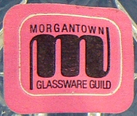 Morgantown Glassware Guild Label