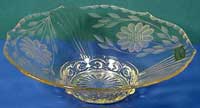 Lancaster # 378/ 1  Cable Console Bowl with Cornflower Cutting