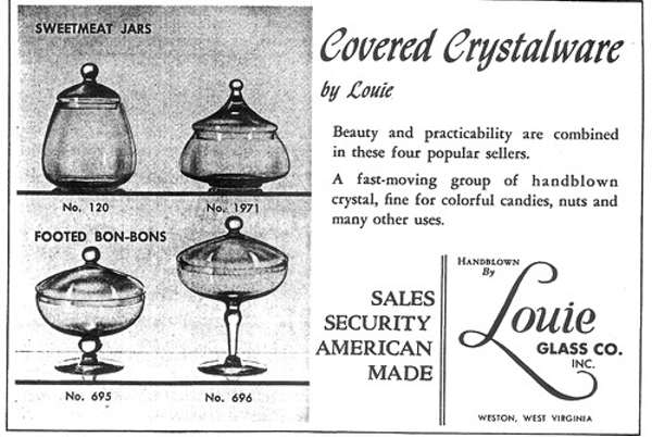 Louie Bon-Bon / Sweetmeat Jars Advertisement
