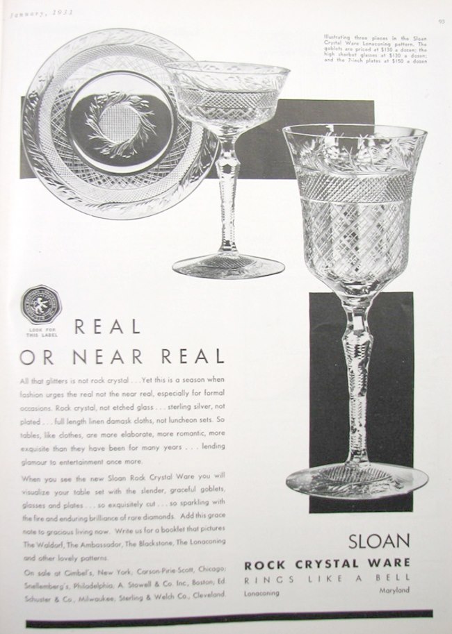 Sloan Bros. Lonaconing Advertisement