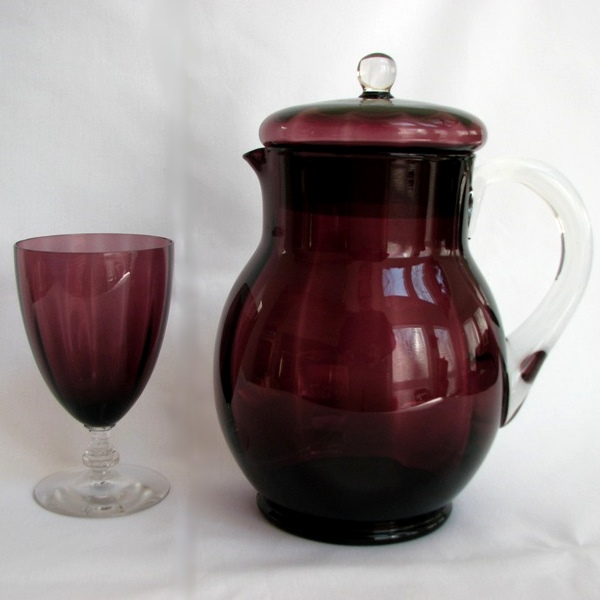 Sloan Bros. Bi-Color Pitcher & Gear Stem Tumbler
