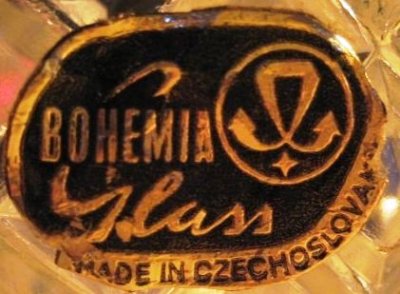Bohemia Glass Label