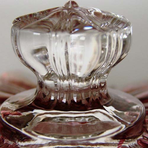 Finial on Unknown Ruby-Stained Candy Box