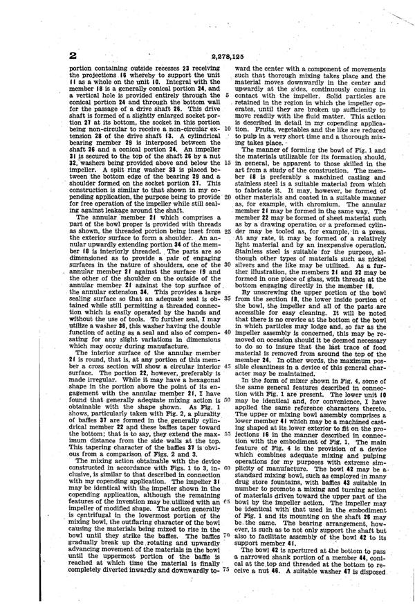 Vidrio Products Blender Patent 2278125-4