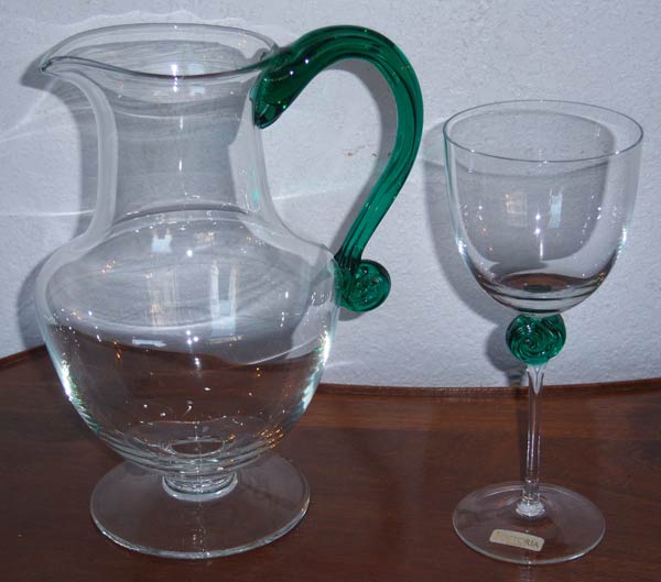 Fostoria Pitcher and Stem