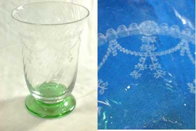 Pukeberg Magda Line Bi-Color Tumbler with Etch