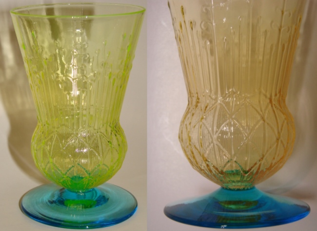Pukeberg Bi-Color Footed Tumbler