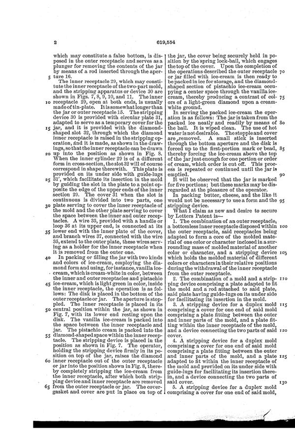 Fox Mold Patent  619554-4