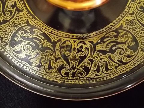 Unknown Gold Encrusted Border Etch