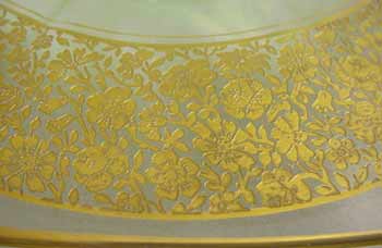 Unknown Gold Encrusted Border Etch