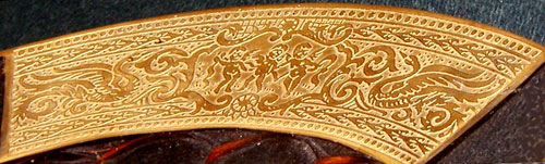 Unknown Gold Encrusted Border Etch
