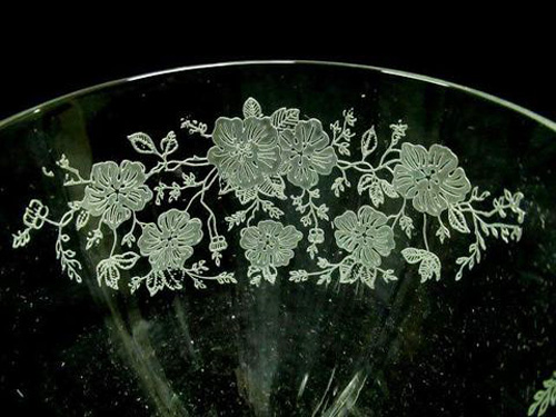 Unknown Floral Etch on Huntington Stem