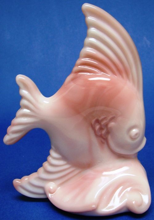 Fenton HCA 1992 Rosalene Angelfish Bookend