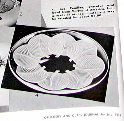 Verlys Les Feuilles Advertisement