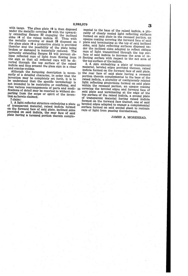 Sinclair Light Reflecting Sign Patent 2282079-4