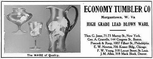 Economy Tumbler Advertisement for Blown Ware