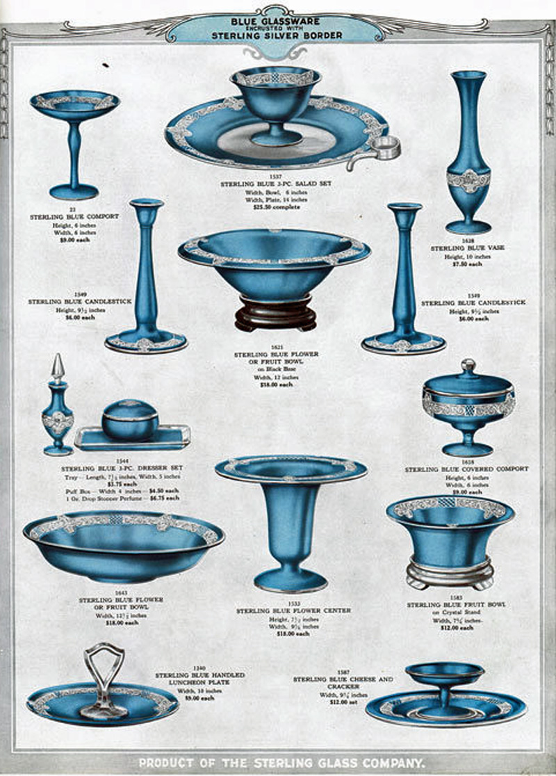 Fort Dearborn 1926 Catalog Page for Sterling Glass Co.