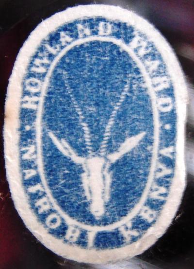 Rowland Ward Label