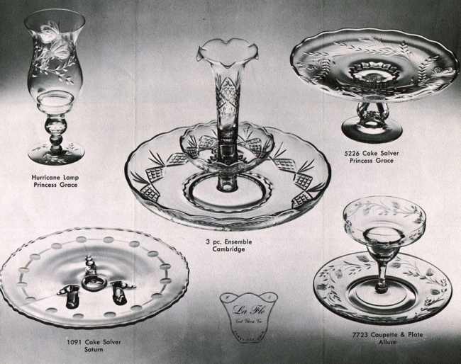 La Flo Tableware Catalog Page