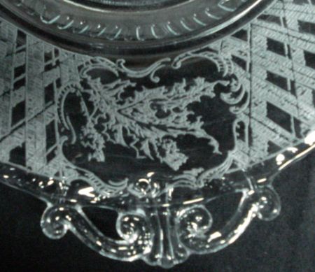 Paden City Scottish Thistle Etch