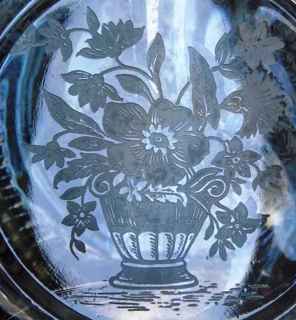 Paden City Spring Flowers Etch