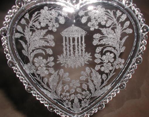 Paden City Utopia Etch on #555 Heart Candy