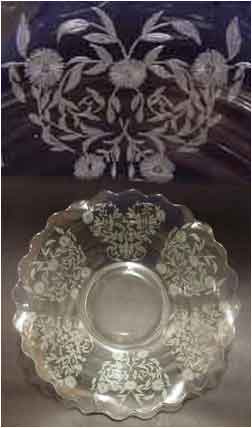 Paden City Aster Etch on #888 MK Bowl