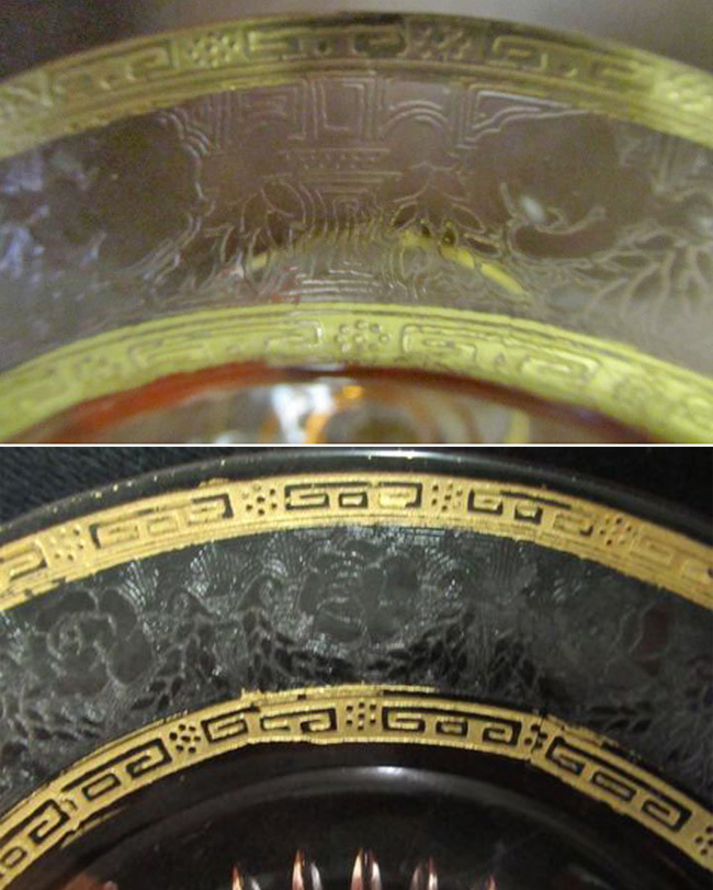 Lotus # 901 Grecian Etch Closeup