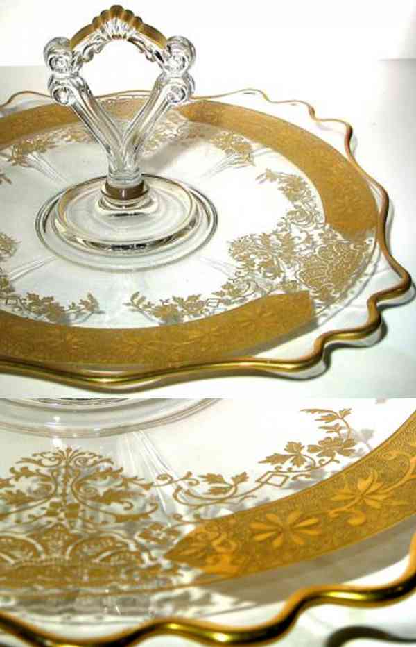 Lotus # 796 Louise Etch on Central #148 Tray