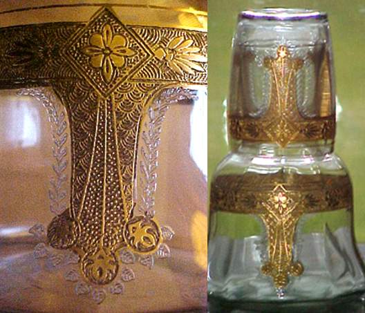 Lotus #1003 Gold Encrusted Martha Etch