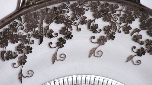 Lotus #  75 Ivy Silver Overlay