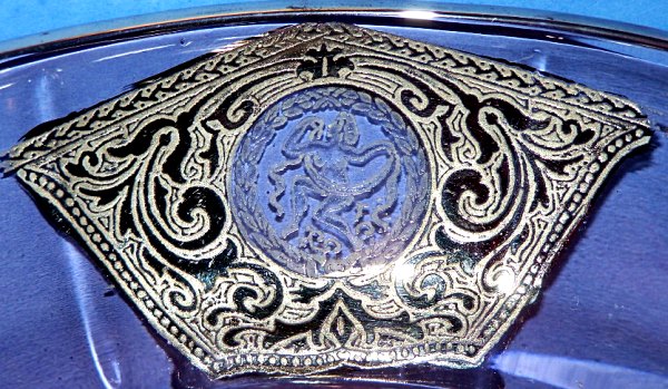 Lotus Salome Silver Encrusted Etch