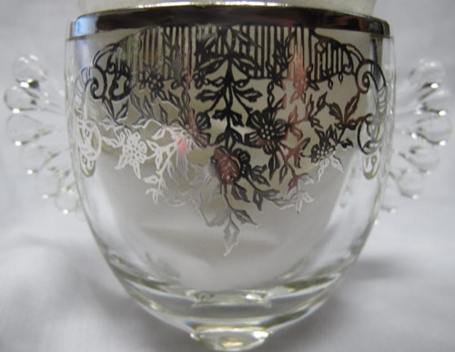 Lotus Lola Silver Overlay Decoration
