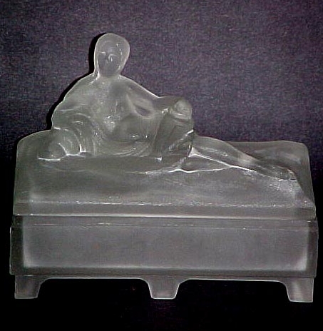 American Glass Cleopatra III Powder Box
