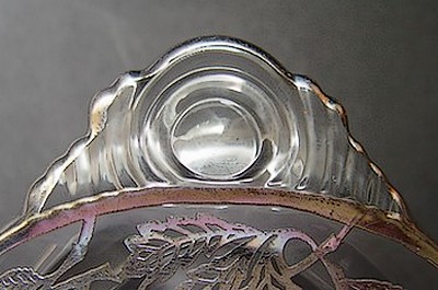 Cambridge # 131 Caprice Handle 8" Footed Plate