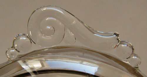 Heisey #1519 Waverly Lemon Dish Handle
