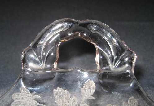 Paden City # 411  Plate Handle