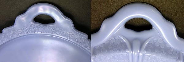 Jeannette Cherry Blossom Handle On Handled Tray