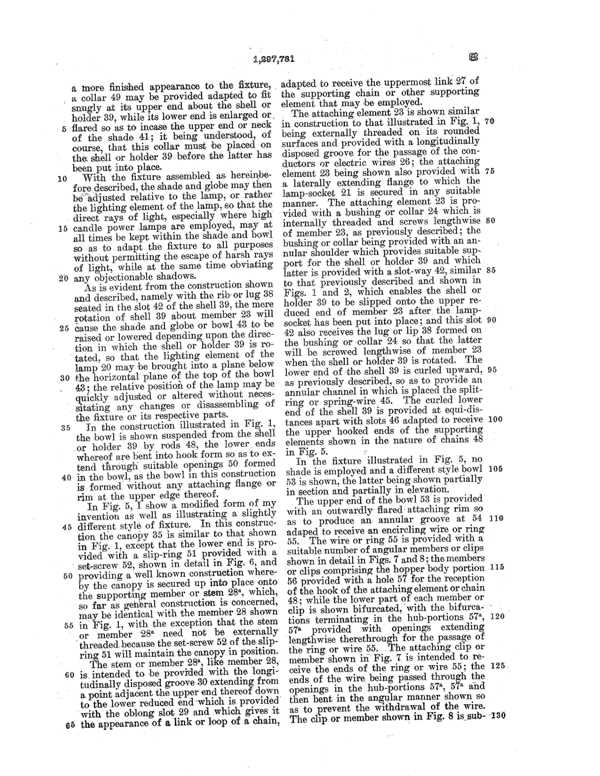 Beardslee Chandelier Light Fixture Patent 1297781-5