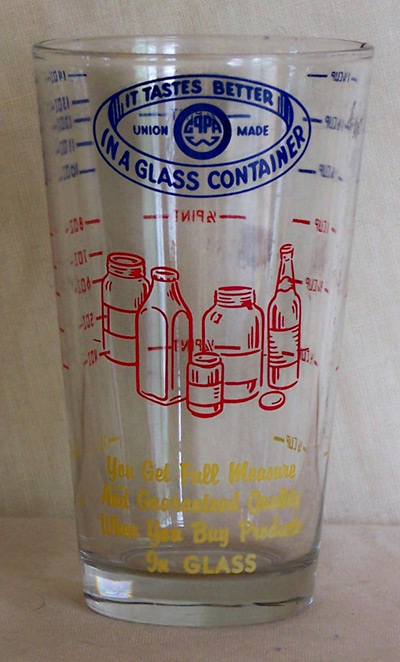 Unknown Union Measuring Glass