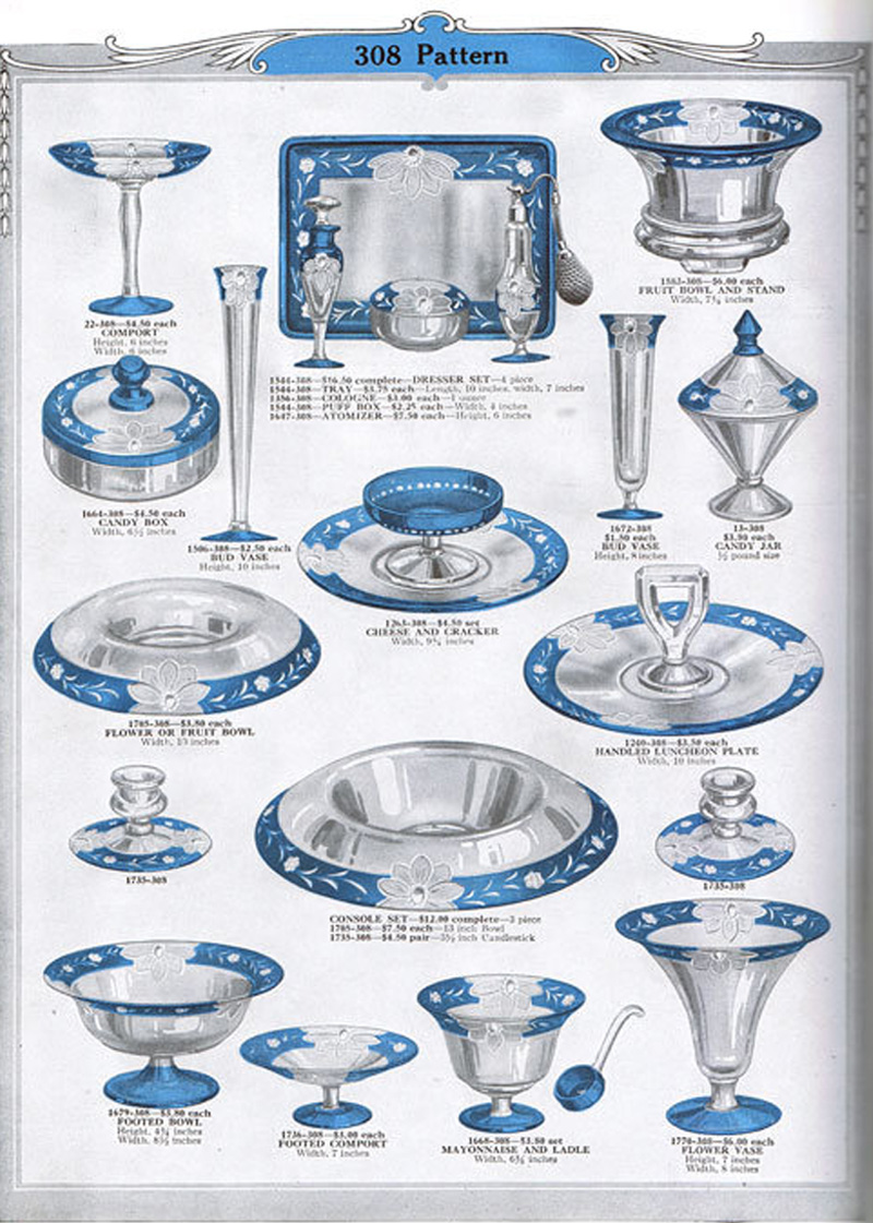 Fort Dearborn 1928 Catalog Page for Pattern 308