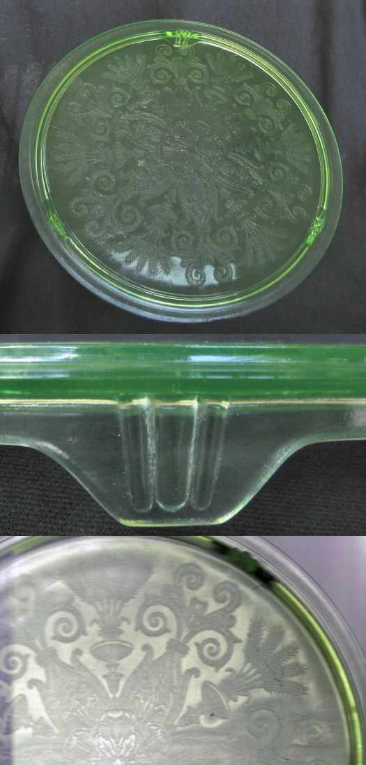 Unknown Three-Toed Cake Plate