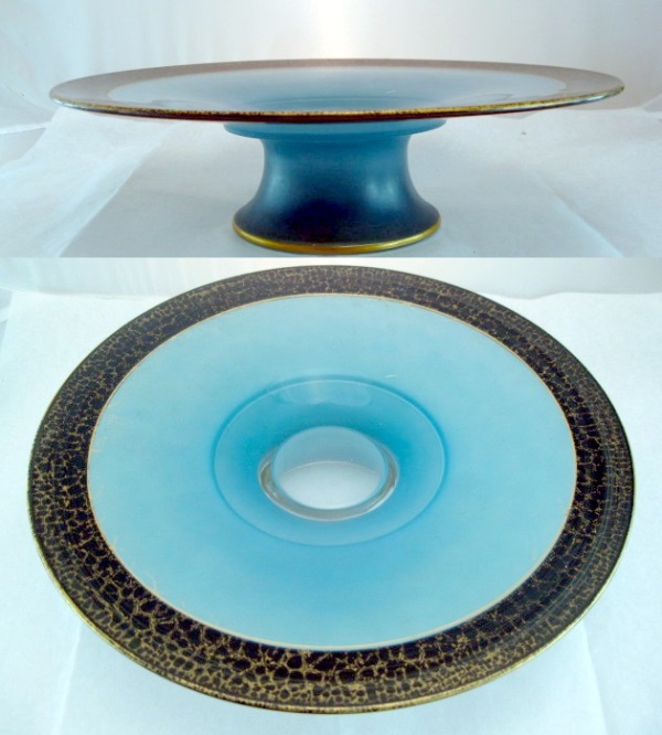 Unknown Footed Plate w/ Unknown Decoration