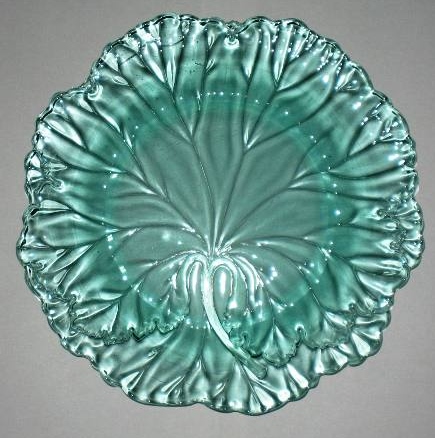 Unknown Green Leaf Plate