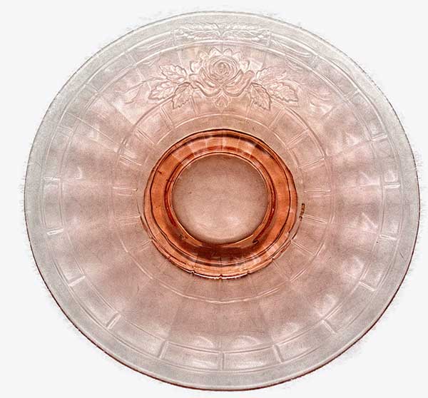 Unknown "Rose on Trellis" Plate